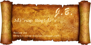 Jónap Boglár névjegykártya